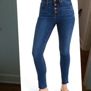 Madewell 10 inch high rise skinny size 27 tall